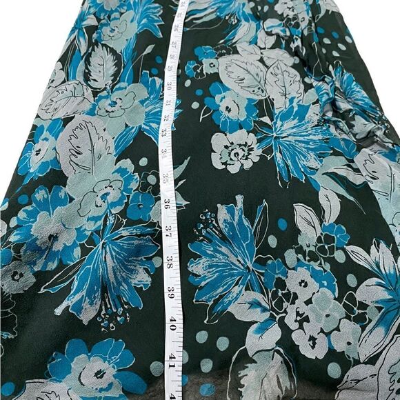 Vintage David Warren 100% Silk Floral Dress - Picture 3 of 5